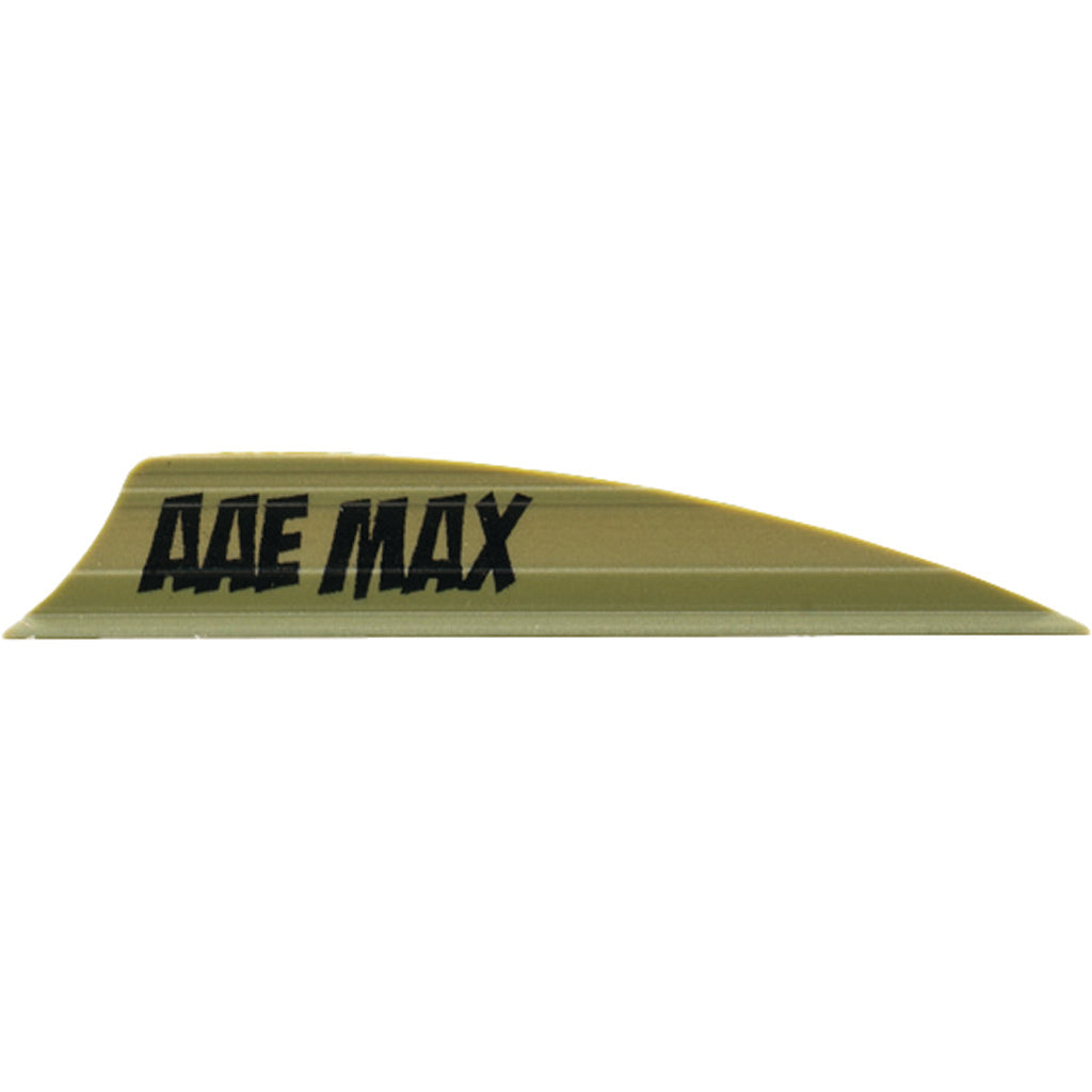 AAE Max 2.0 Shield Cut Vanes in OD Green 50 pk. - Front View
