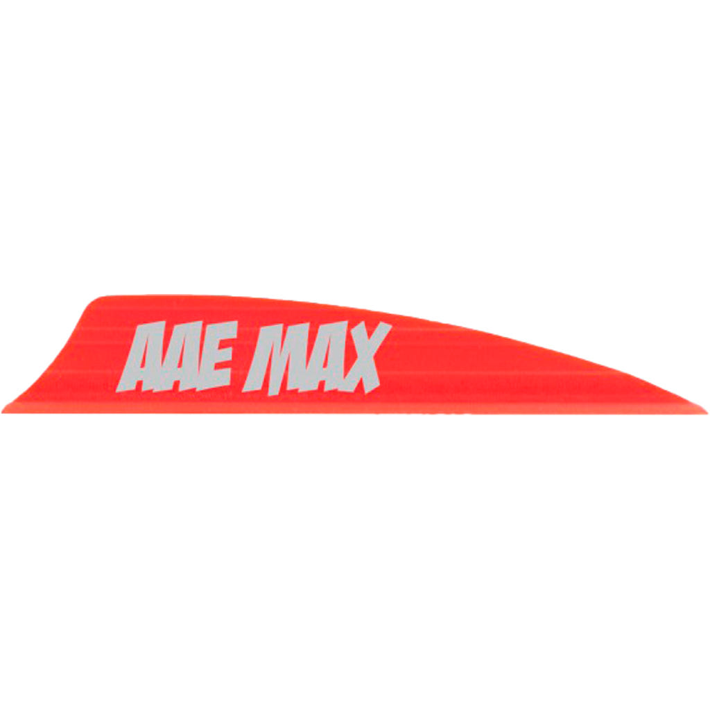 AAE Max 2.0 Shield Cut Vanes in Red 50 pk. - Front View