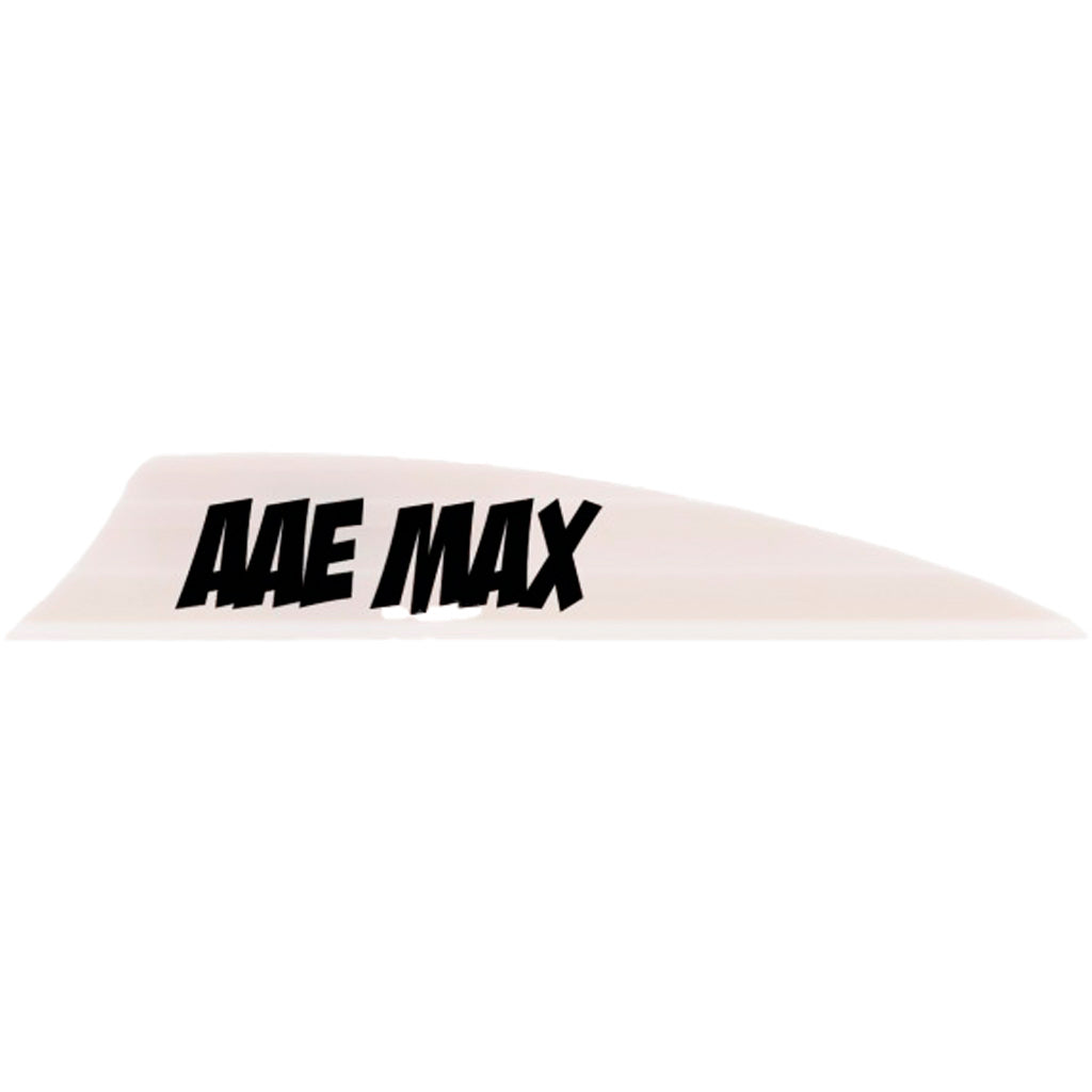 AAE Max 2.0 Shield Cut Vanes in White 50 pk. - Front View