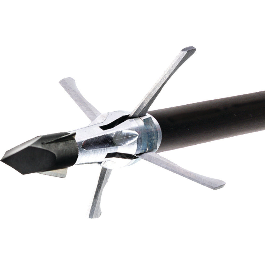 Grim Reaper Mini-Mag Razortip Broadheads in 4-Blade 125 gr. 3 pk. - Front View