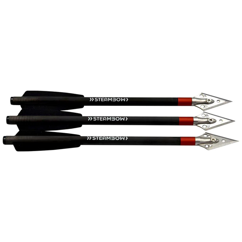 Steambow Light Broadhead Arrows - Front View