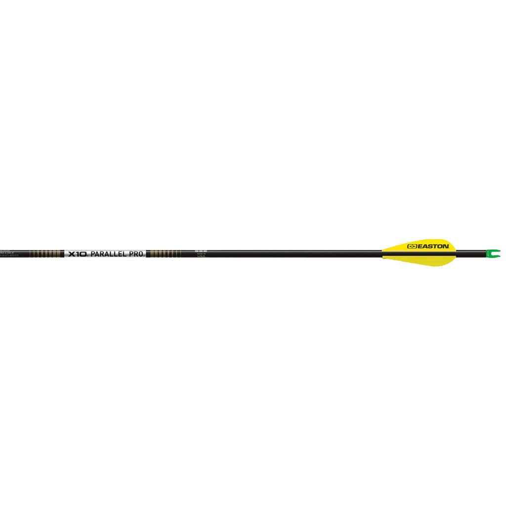 Easton X10 Parallel Pro Arrows in 300 - Front View