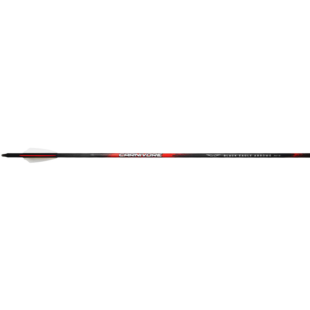 Black Eagle Carnivore Arrows in 250 - Front View