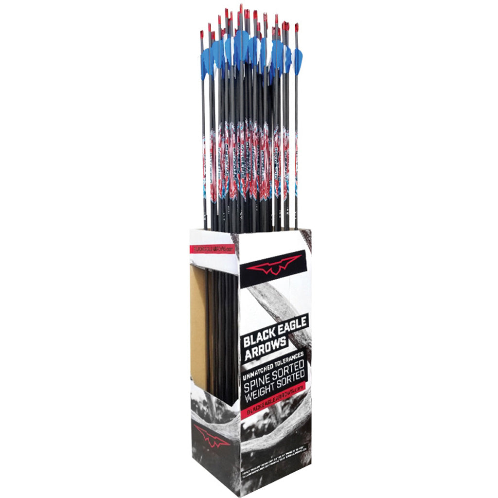 Black Eagle Intrepid Youth Arrows in 800 - Front View