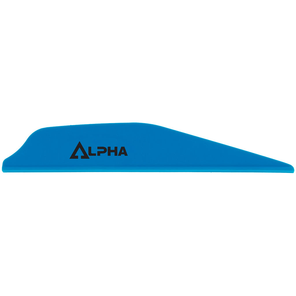 Bohning Alpha Vanes in Satin Blue 100 pk. - Front View