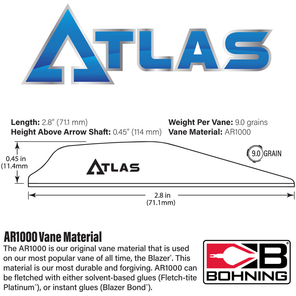 Bohning Atlas Vanes - Alternate View 1