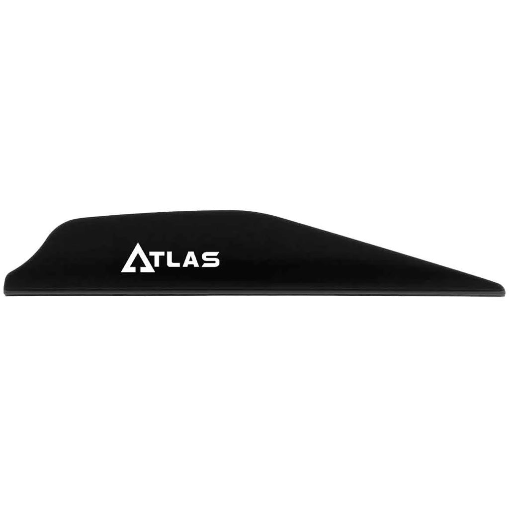 Bohning Atlas Vanes in Black 100 pk. - Front View