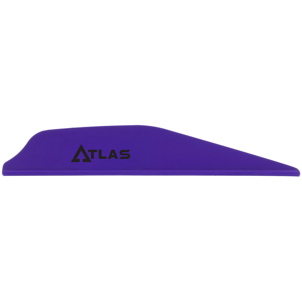 Bohning Atlas Vanes in Purple 100 pk. - Front View