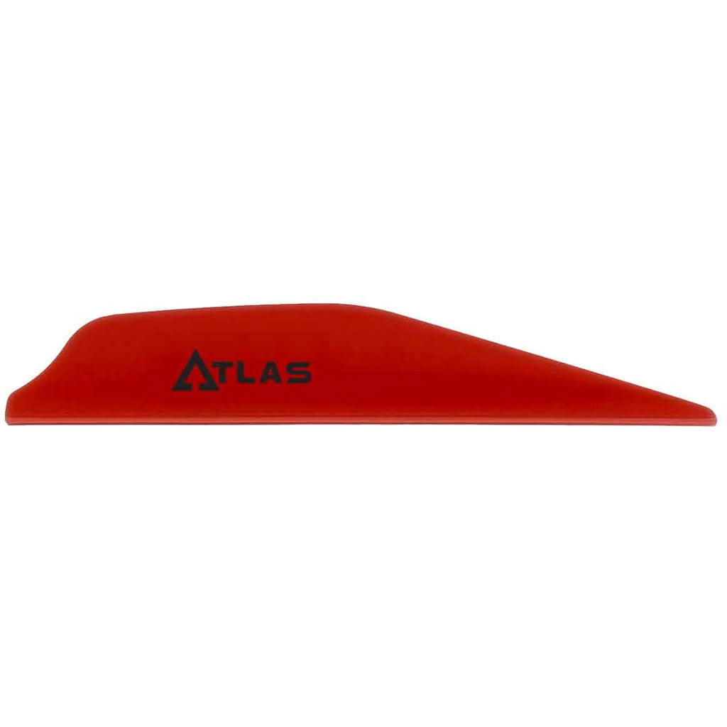 Bohning Atlas Vanes in Red 100 pk. - Front View
