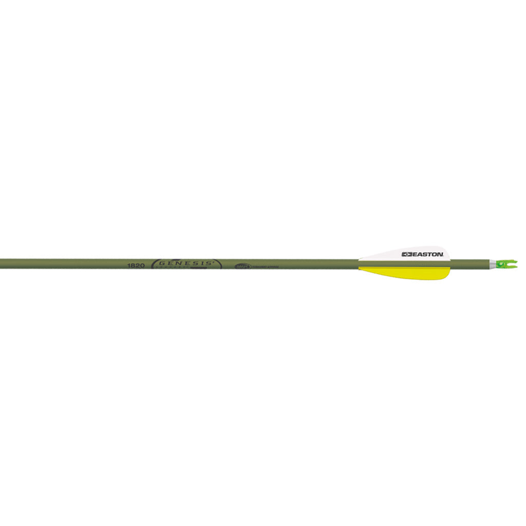 Easton Genesis Arrows in OD Green 6 pk. - Front View