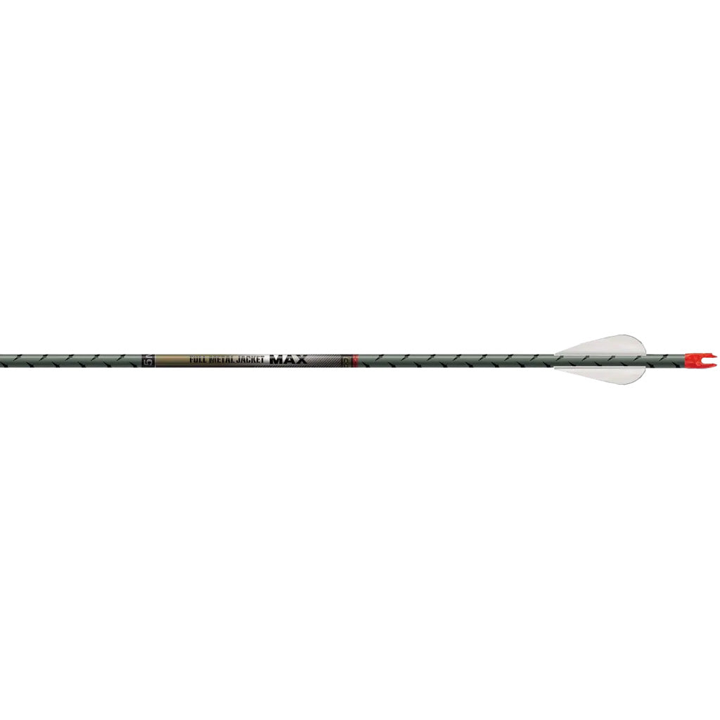 Easton 5mm FMJ Max Arrows with Half Outs in 200 - Front View