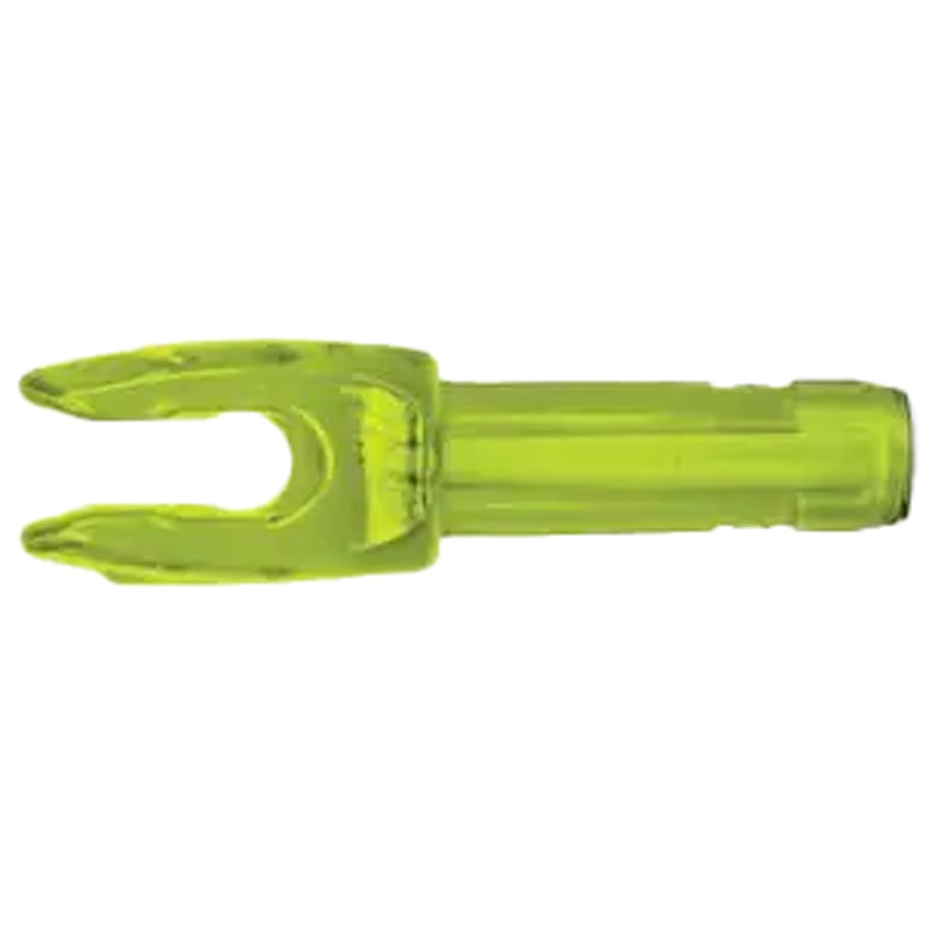 Easton 5mm MicroLite Nocks in Yellow - Front View