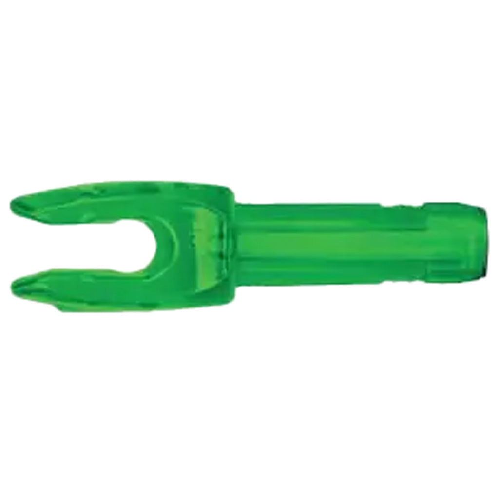 Easton 5mm MicroLite Nocks in Green - Front View