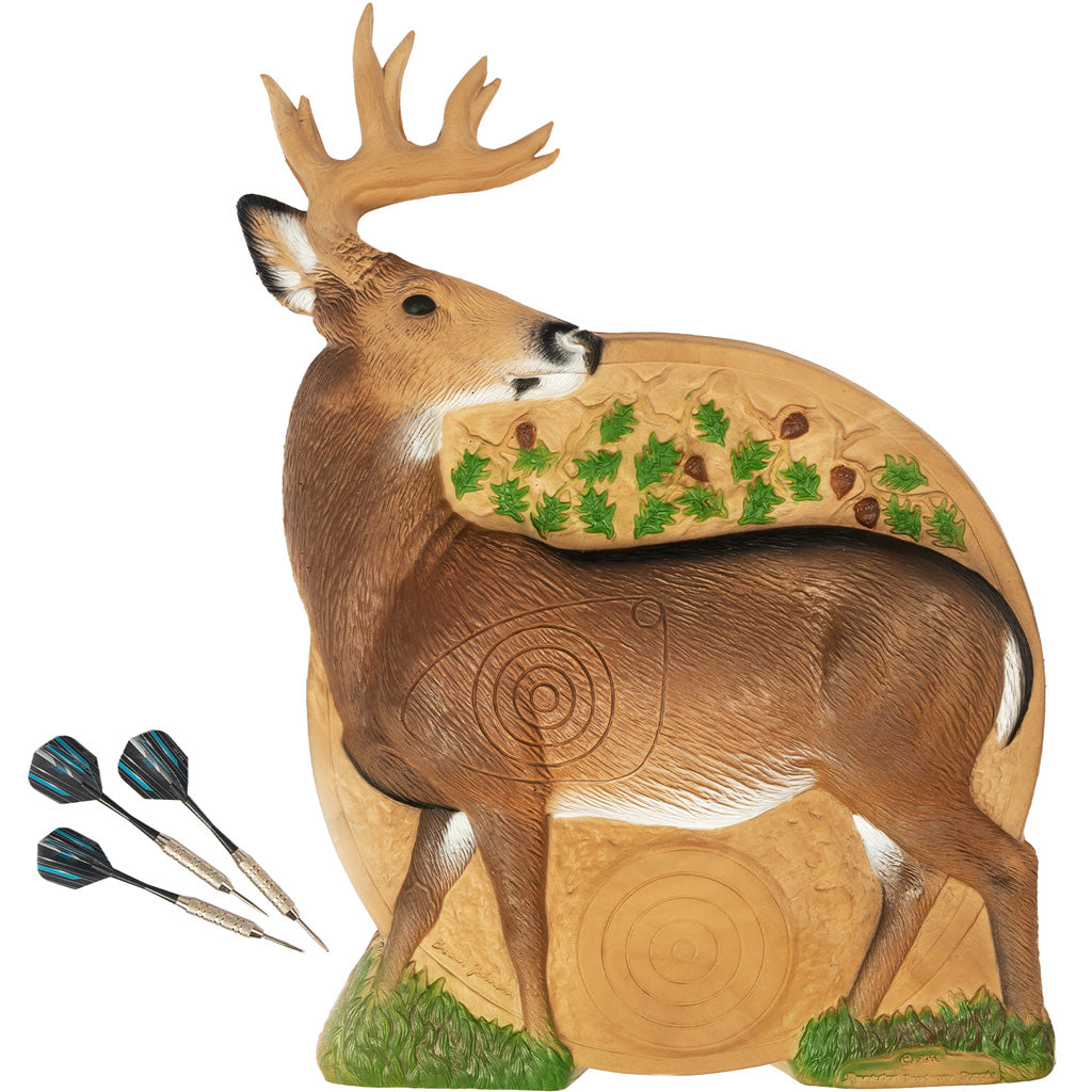 Rinehart Game Room Dartboard in Whitetail - Front View