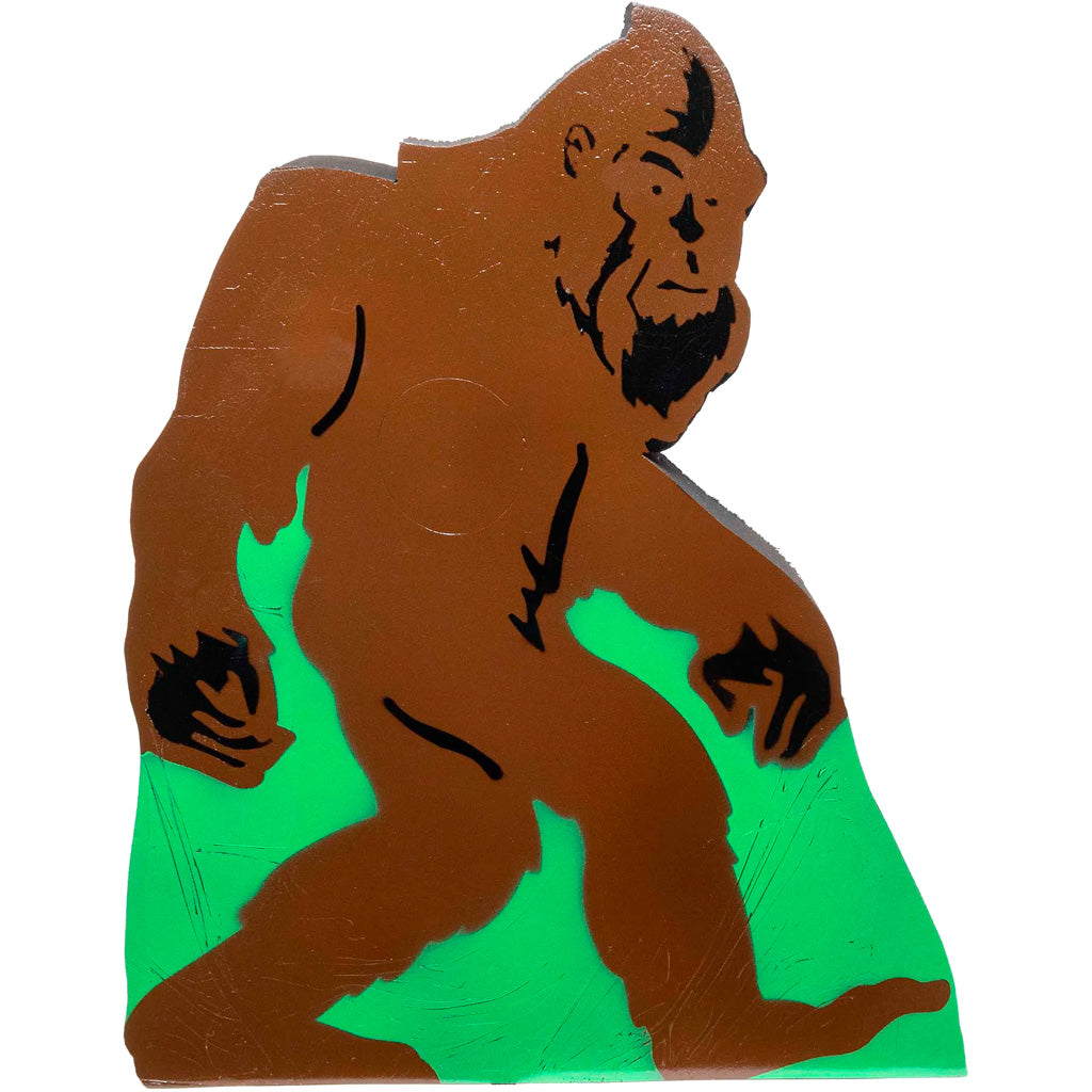 3 Rivers Dinks Little Bigfoot Foam Target in Brown - Front View