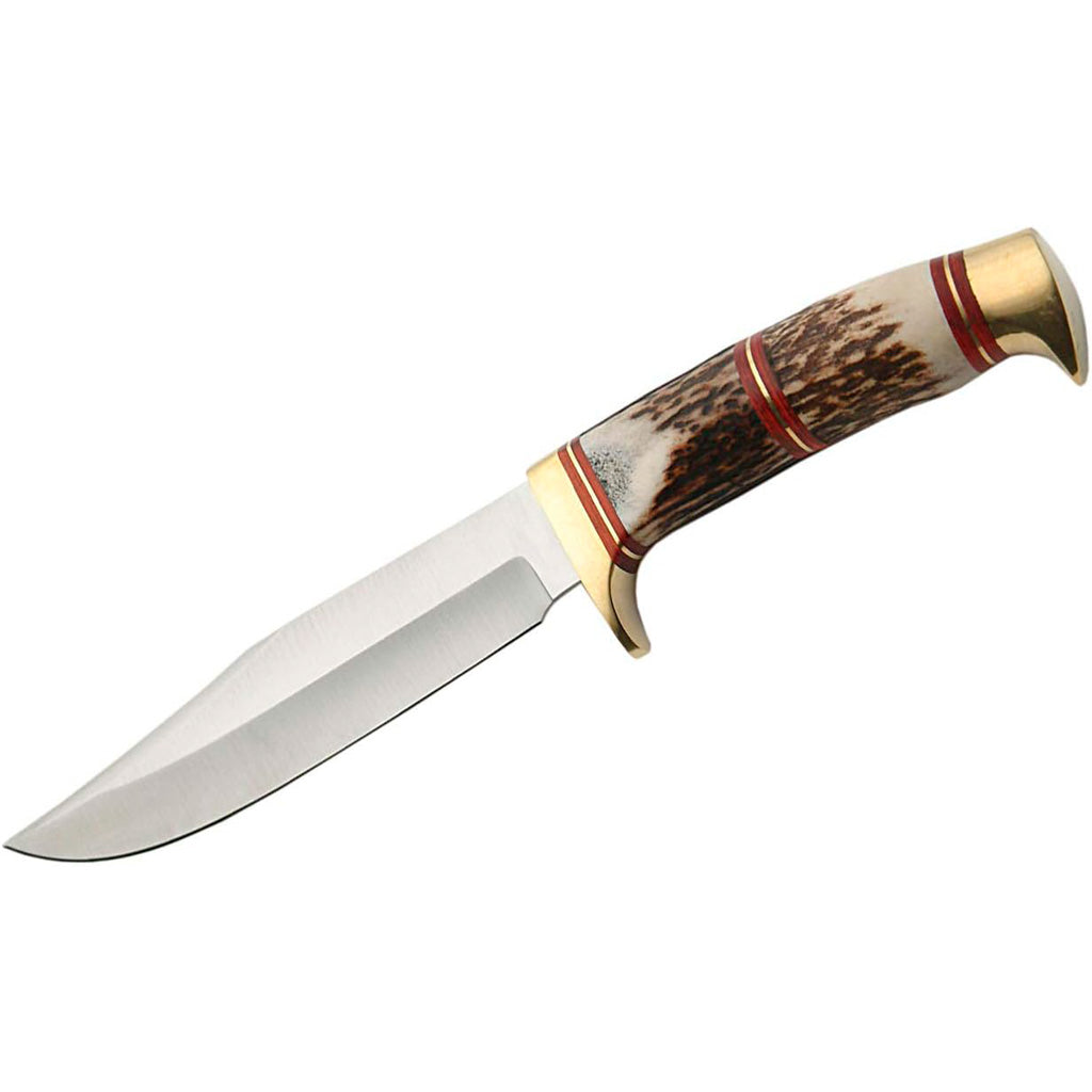 SZCO Steel Wolf Stag Hunter Knife - Alternate View 1