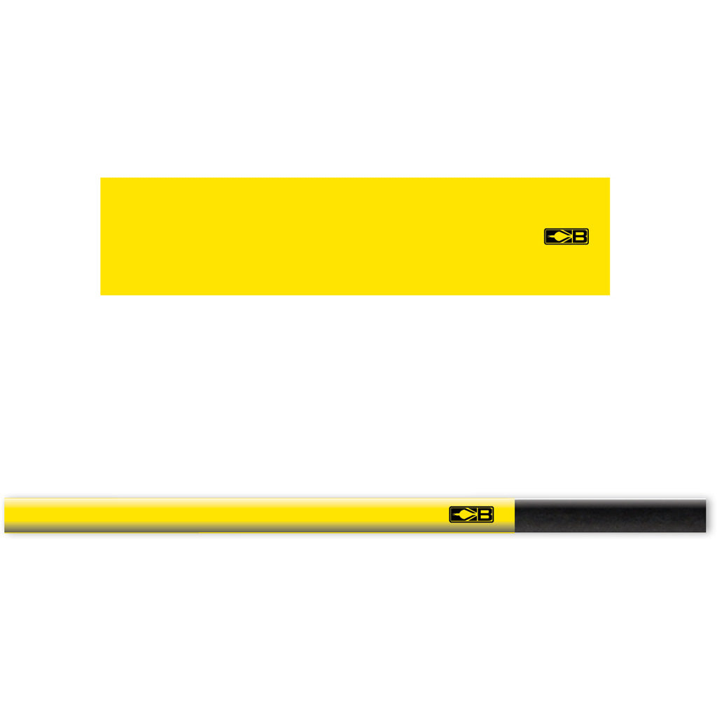 Bohning Arrow Wraps in Standard 5.5 in. Neon Yellow 13 pk. - Front View