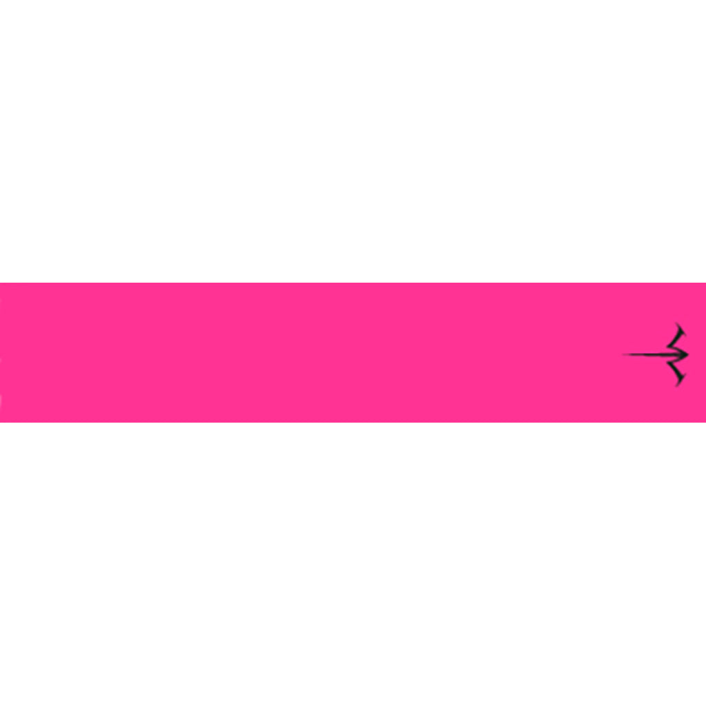 White Water Archery Solid Arrow Wraps in Pink - Front View