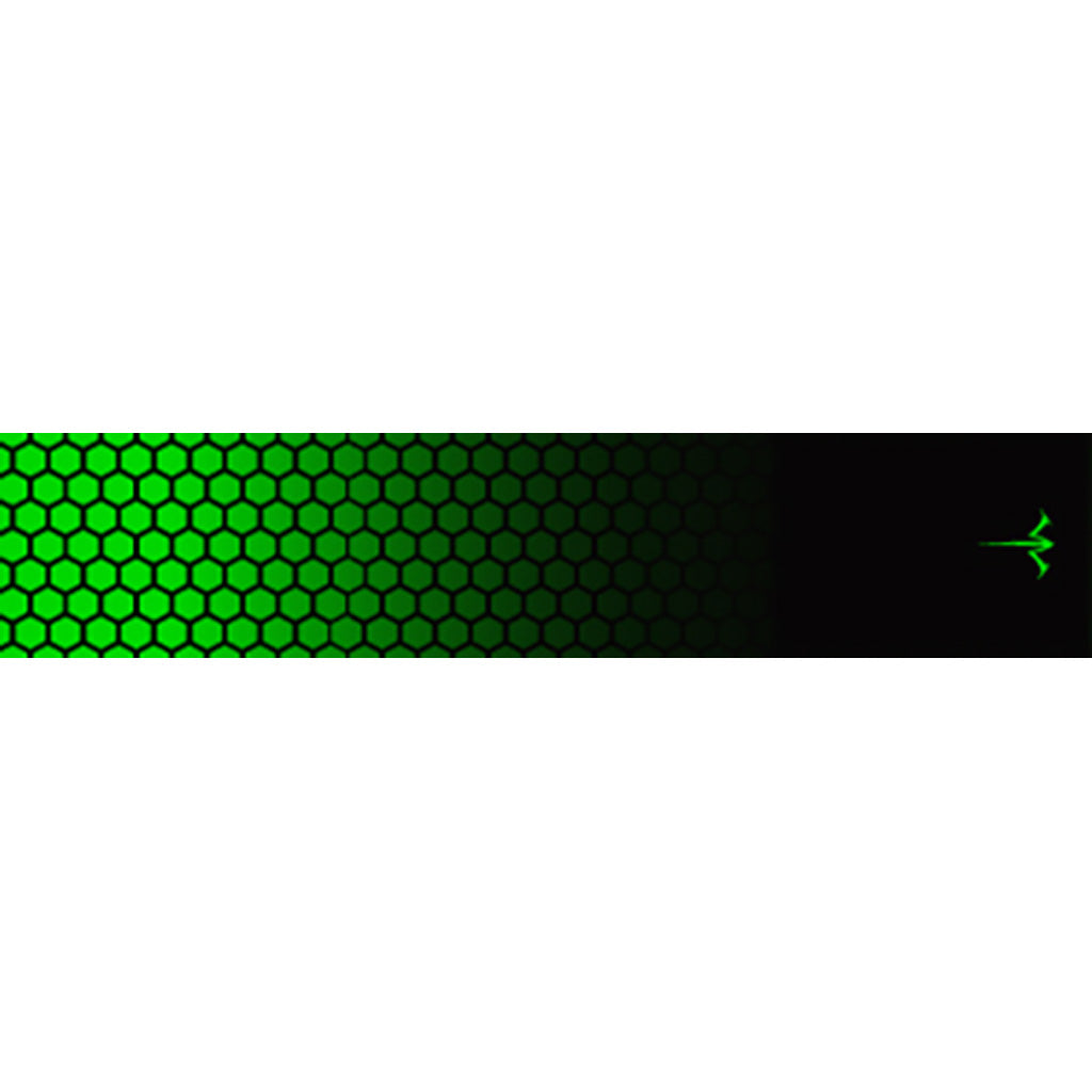 White Water Archery Honeycomb Fade Arrow Wraps in Fade Lime Green 5 in. x 1.125 in. 15 pk. - Front View