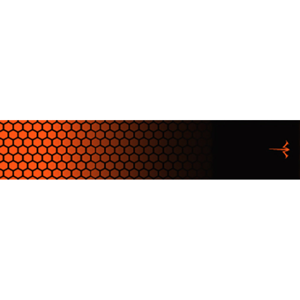 White Water Archery Honeycomb Fade Arrow Wraps in Fade Orange 5 in. x 1.125 in. 15 pk. - Front View