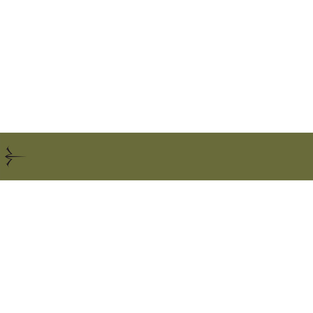 White Water Archery Arrow Wraps in OD Green 5 in. x 1.125 in. 15 pk. - Front View