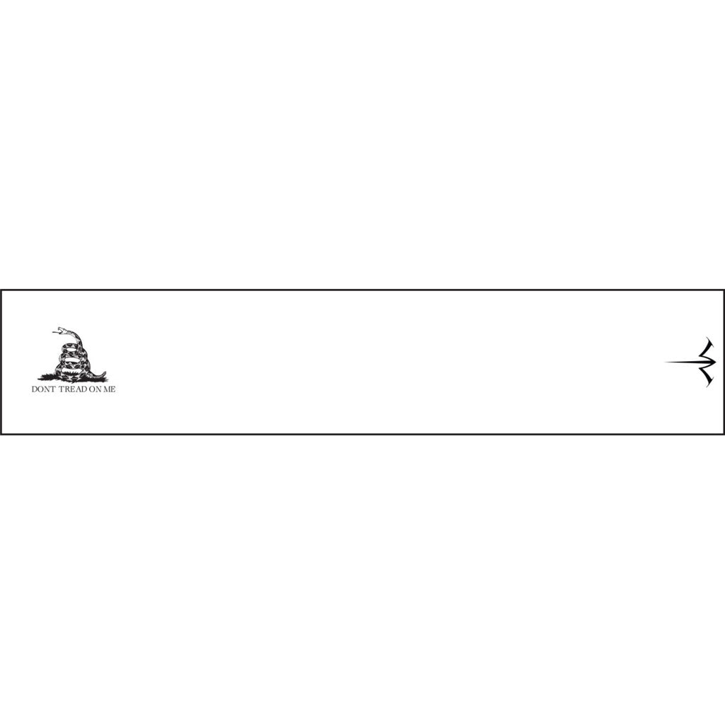 White Water Archery Arrow Wraps in Gadsden White 5 in. x 1.125 in. 15 pk. - Front View