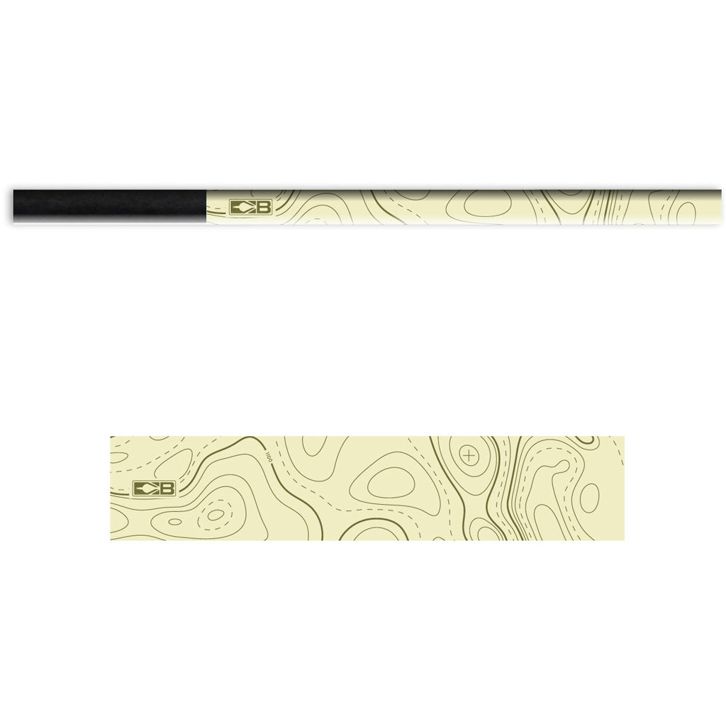 Bohning Arrow Wraps in Tan Topo 5.5 in. Standard 13 pk. - Front View