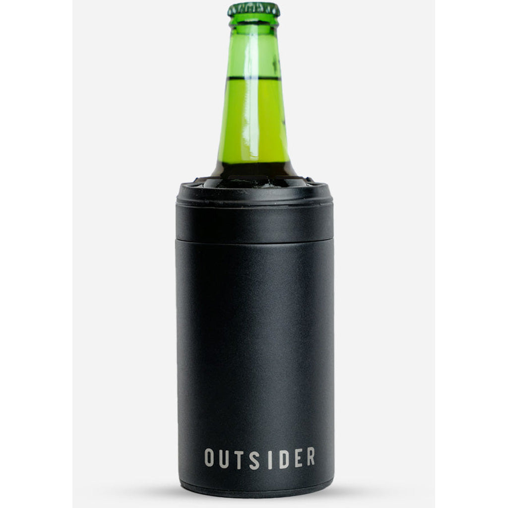 Outsider The PM Can Cooler in Black - Front View