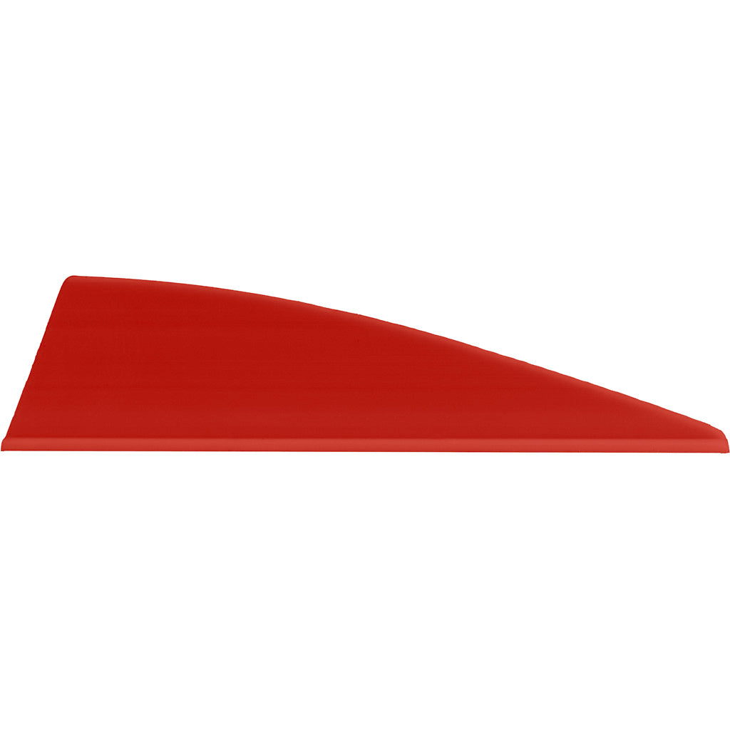 TAC Vanes Driver High Profile Vanes in Red 100 pk. - Front View