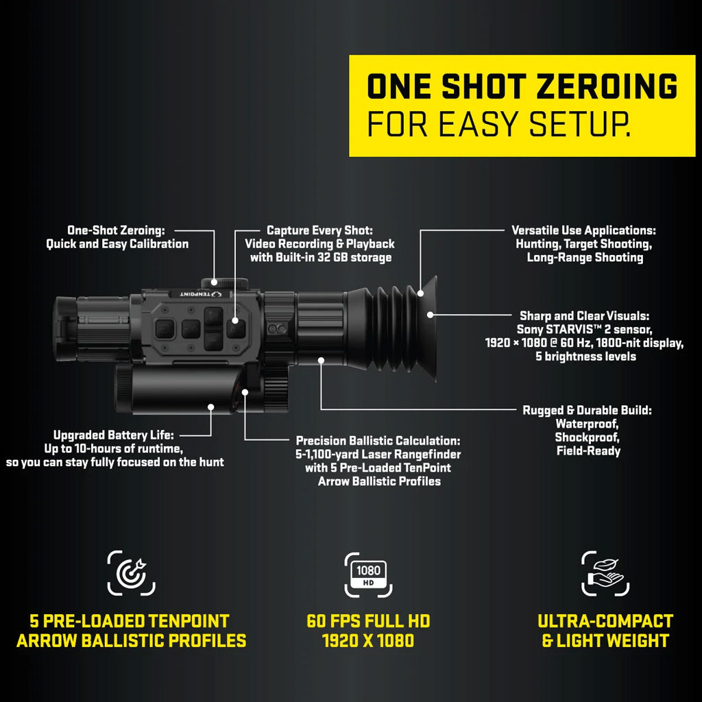 TenPoint Vision Rangefinding Crossbow Scope - Alternate View 3