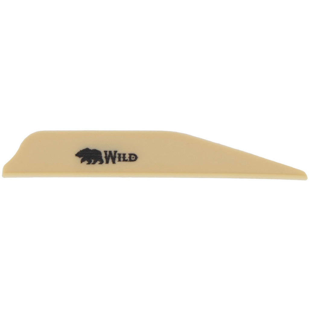 Bohning Wild Vanes in 3 in. Tan 100 pk. - Front View