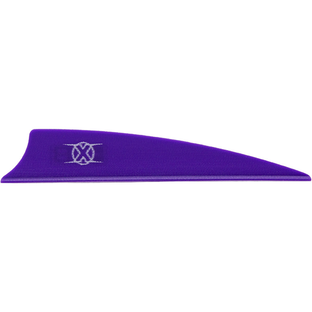 Bohning X Vanes in Shield Cut 3 in. Purple 36 pk. - Front View