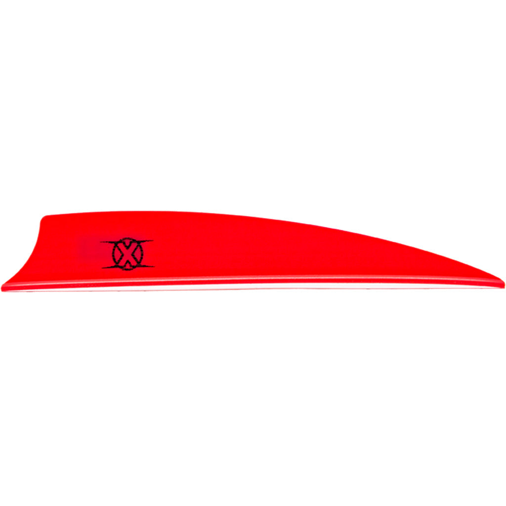 Bohning X Vanes in Shield Cut 3 in. Red 36 pk. - Front View