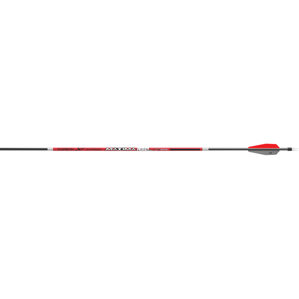 Carbon Express Maxima Red 5mm Arrows in 400 - Front View