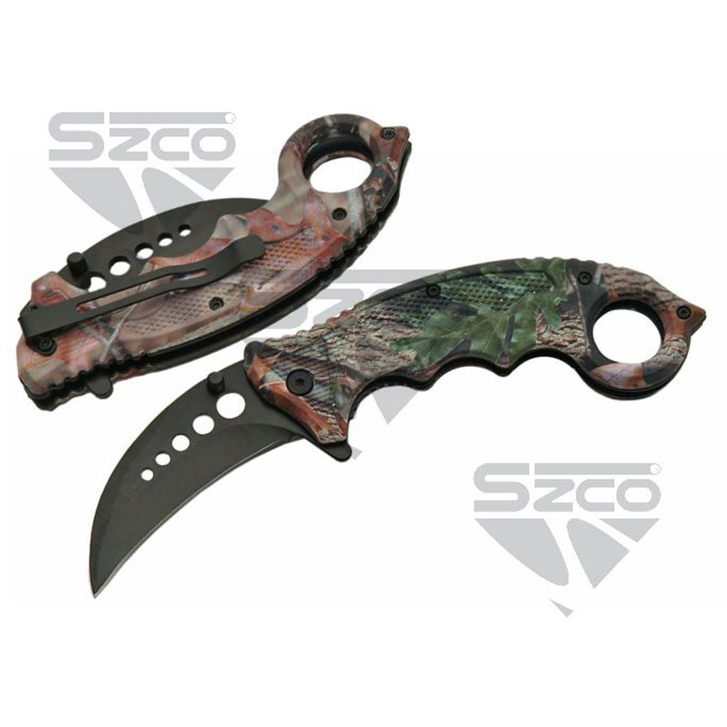 SZCO Camo Karambit - Alternate View 2