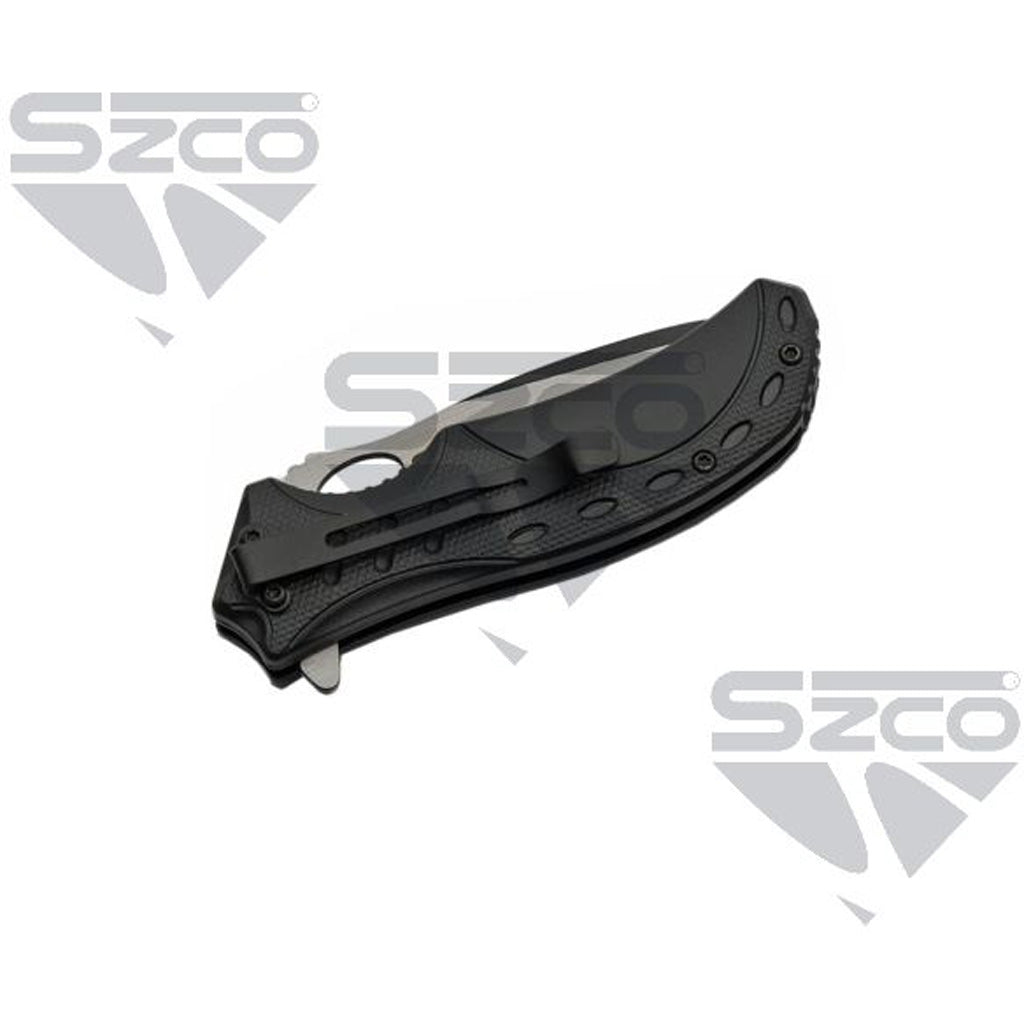 SZCO Deer Liner Lock Knife - Alternate View 1