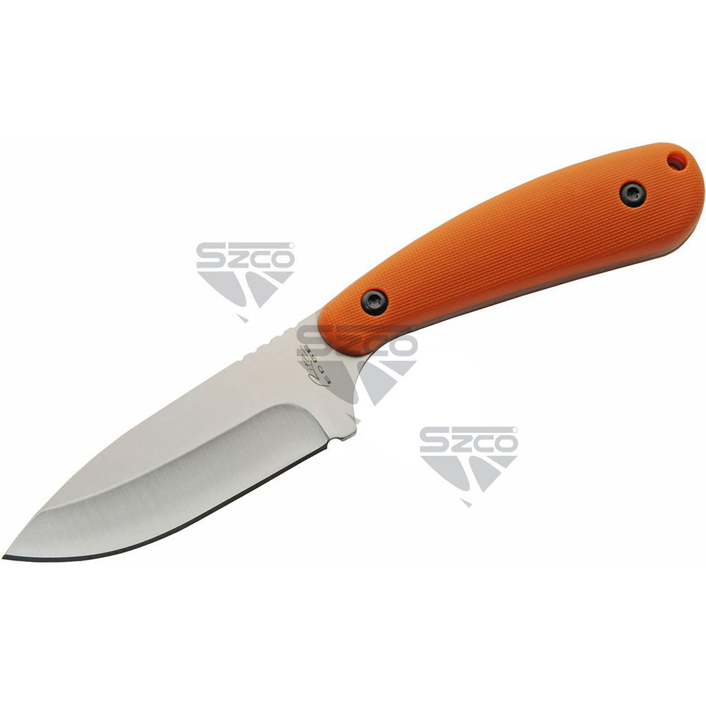 SZCO Orange Trailing Point Skinner Knife - Alternate View 1