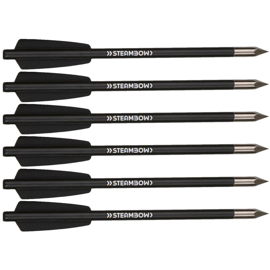 Steambow Aluminum Bodkin Arrows - Front View
