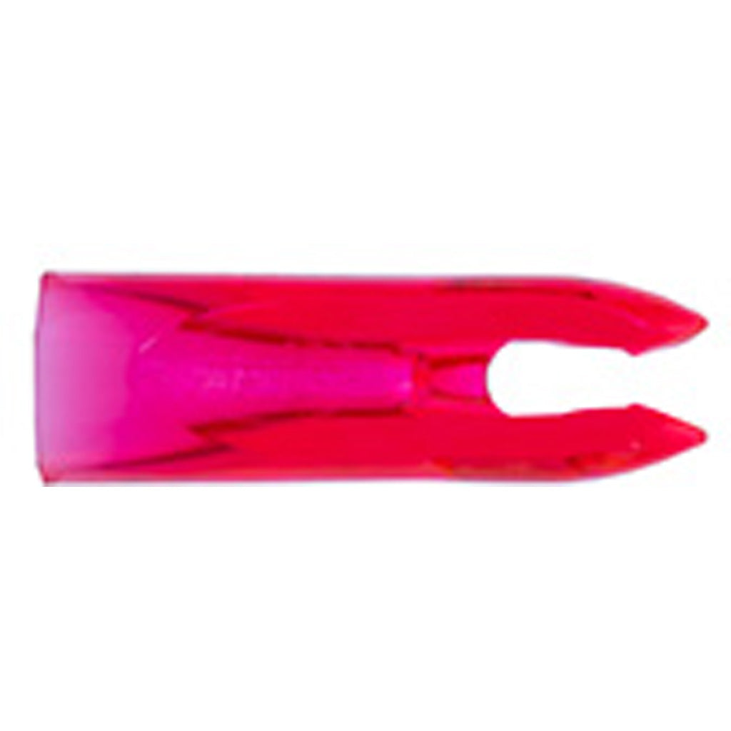 AAE Plastinocks in 11/32 Flo. Ruby 12 pk. - Front View