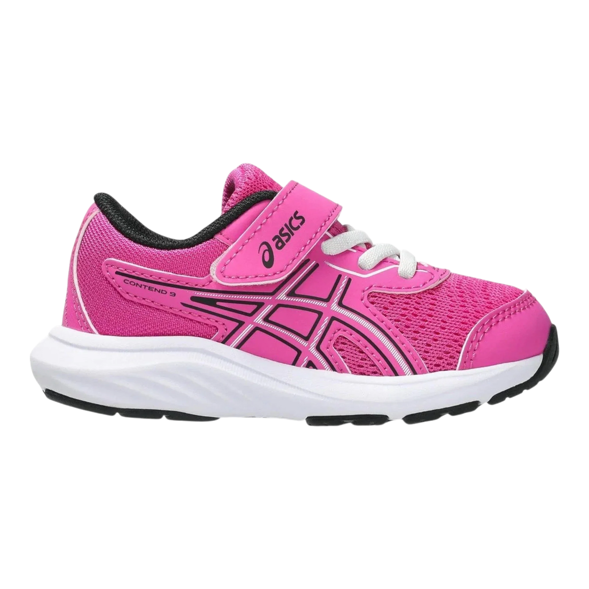 ASICS Contend 9 TS Toddlers' (TD) Sneakers — Digital Sakura/Black Mesh Low-Top