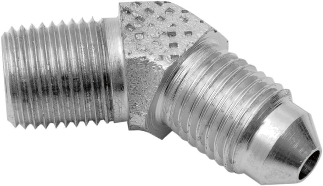 Drag Specialties #3 Male Fitting – 1/8" 45° Brake & Fuel Line Fitting | MPN 293