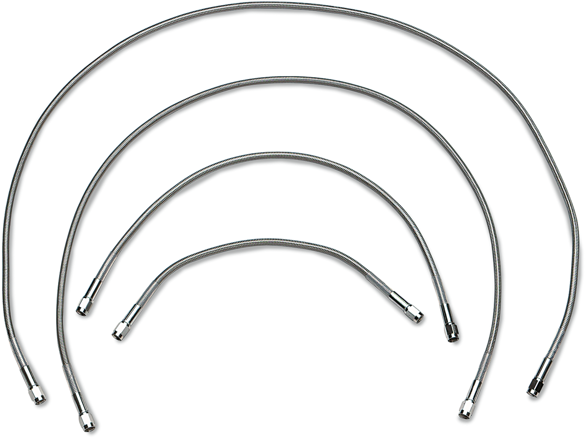 DRAG SPECIALTIES Universal Brake Line - Clear - 62" 862