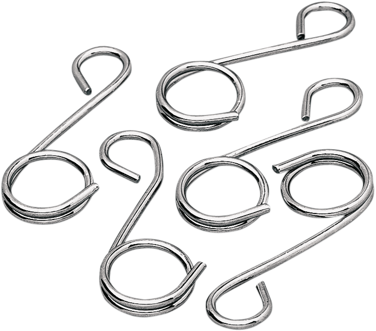 DRAG SPECIALTIES Wire Fuel Line Guides - 5-Pack 11-0022-BC101