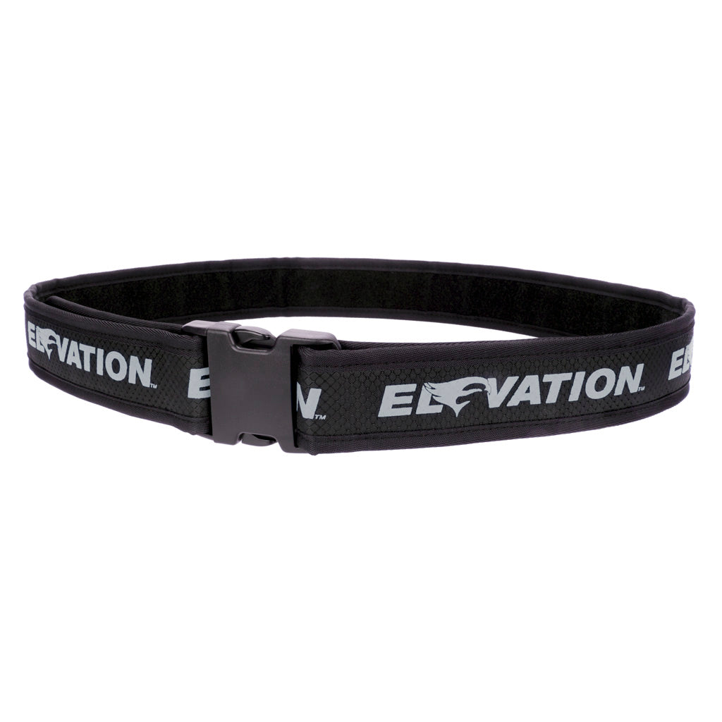 Elevation Pro Shooters Belt in Black/Silver - Front View