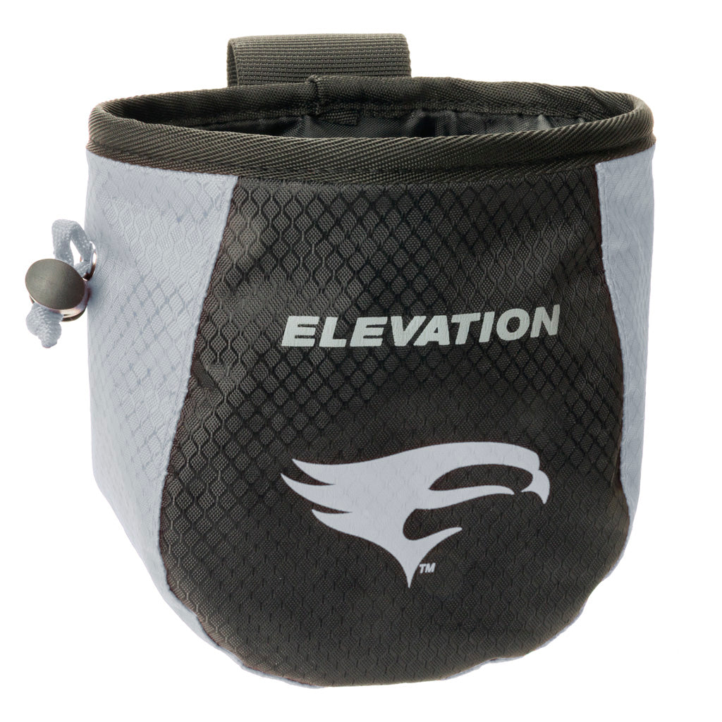 Elevation Pro Release Pouch in Black/Silver - Front View