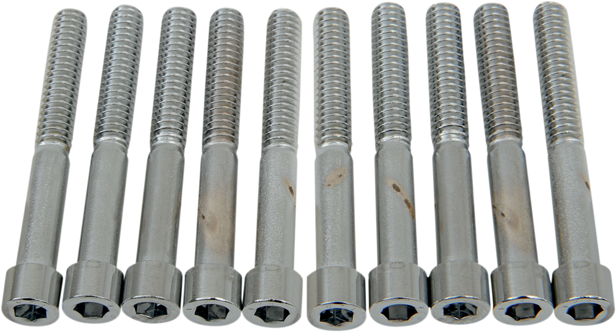 DRAG SPECIALTIES MPB185S Coarse-Thread Socket-Head Bolts, 1/4-20 x 2 inches