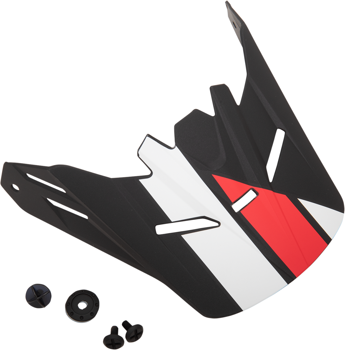 Z1R, Z1R Youth Rise Visor Kit for Evac Helmets - Matte Black, Red & White
