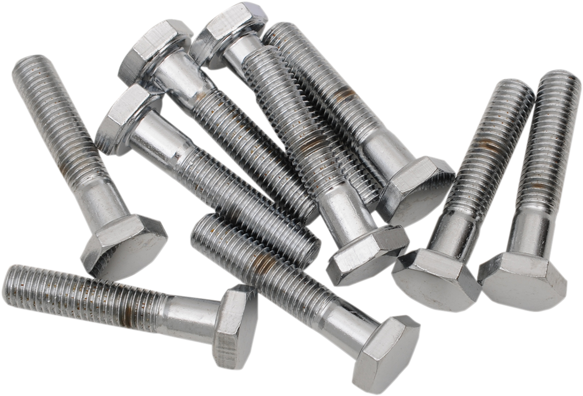 DRAG SPECIALTIES MPB141 Fine Thread Hex Head Replacement Bolts, 1/4"-28 x 1-1/4", Pack of 10