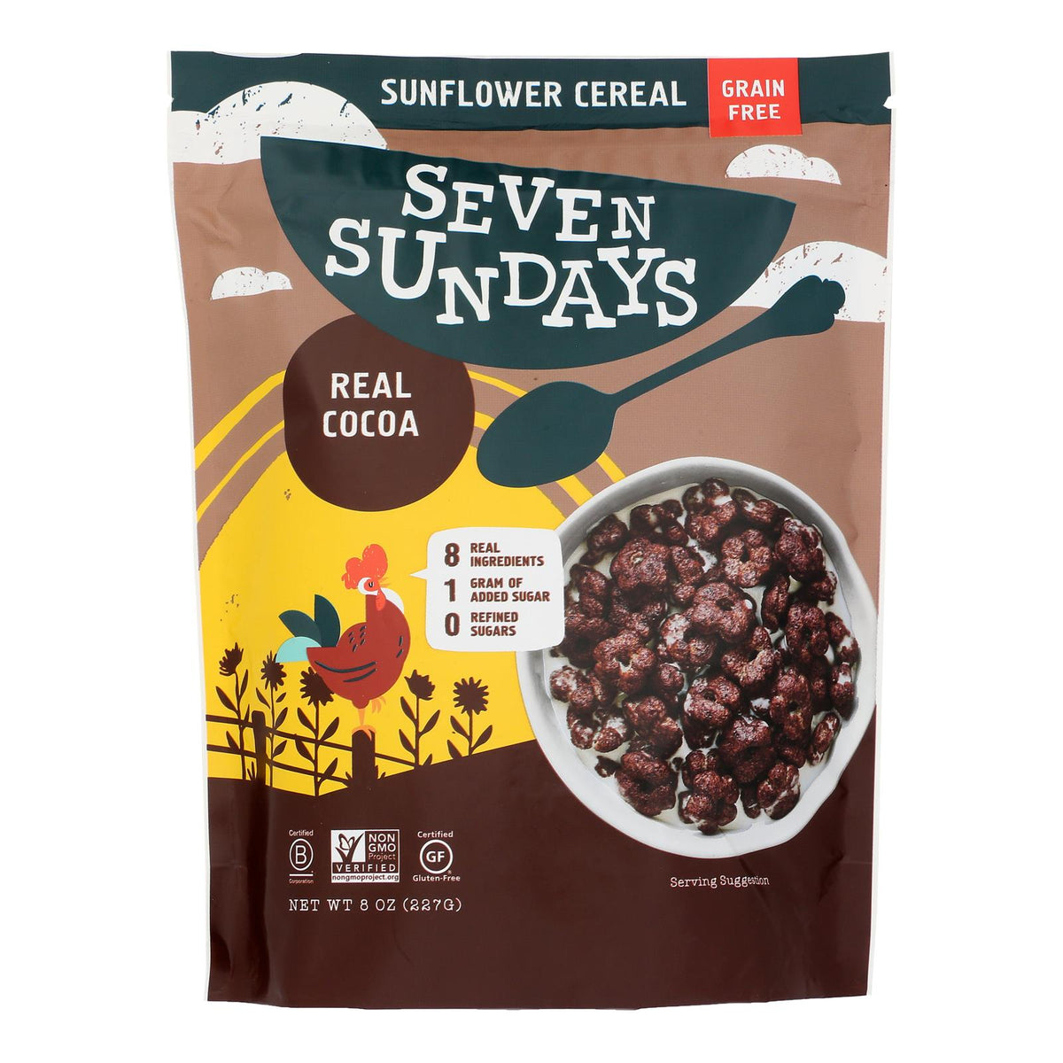 Seven Sundays Grain Free Cocoa Cereal, 8 oz (Case of 6)