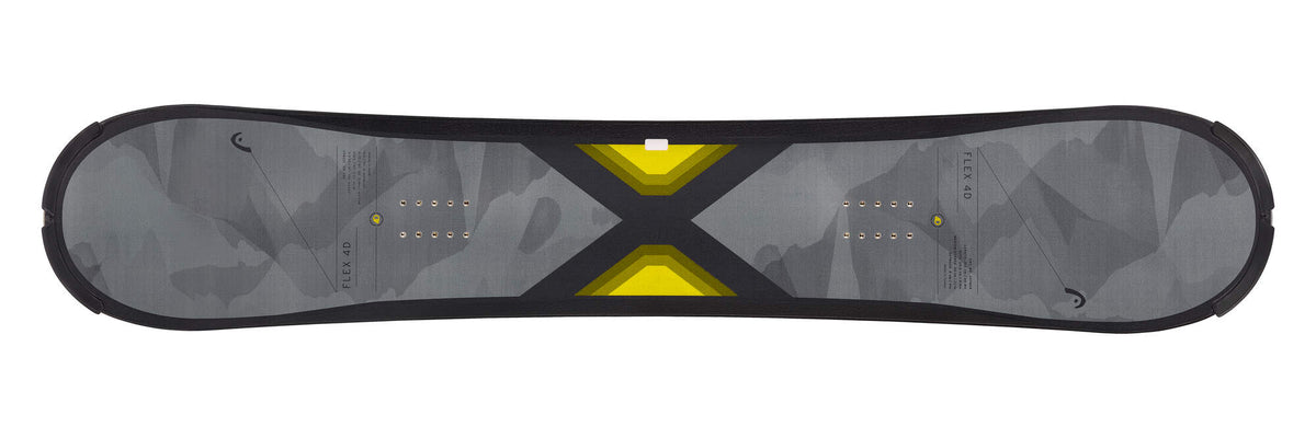 HEAD FLEX 4D JR Junior Snowboard with SpeedDisc, 140 cm - top view